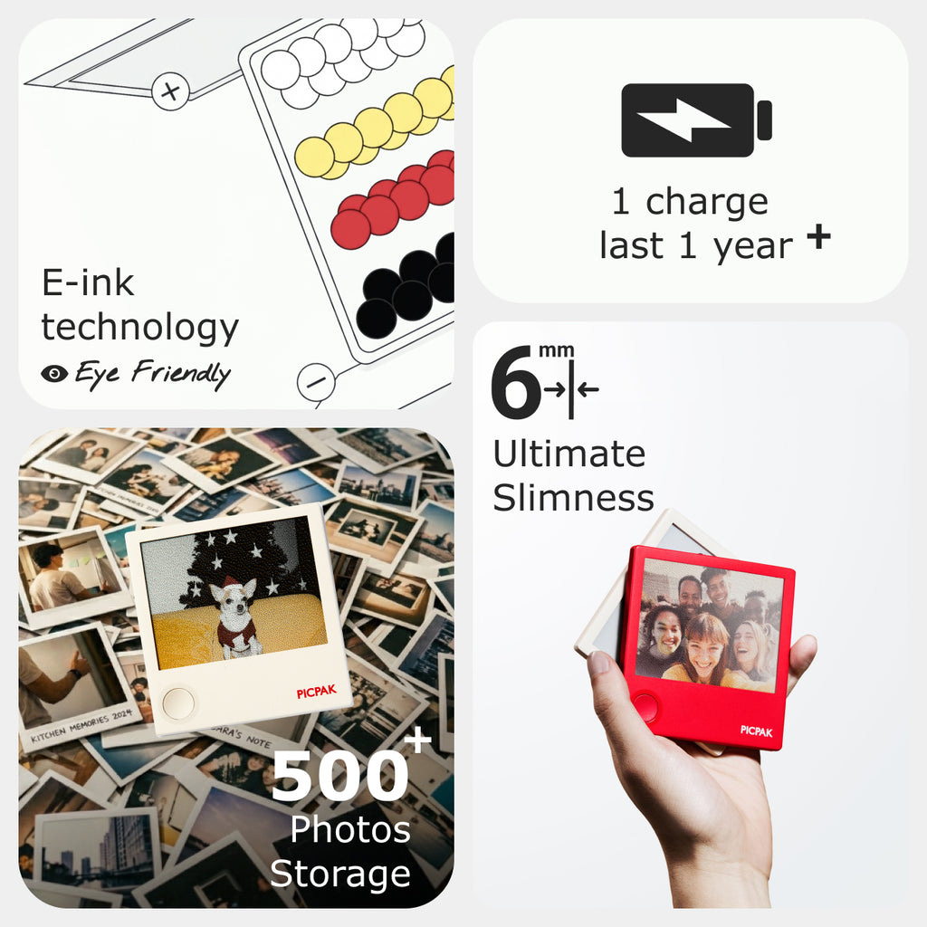 PICPAK Pocket-Size E-Ink Album