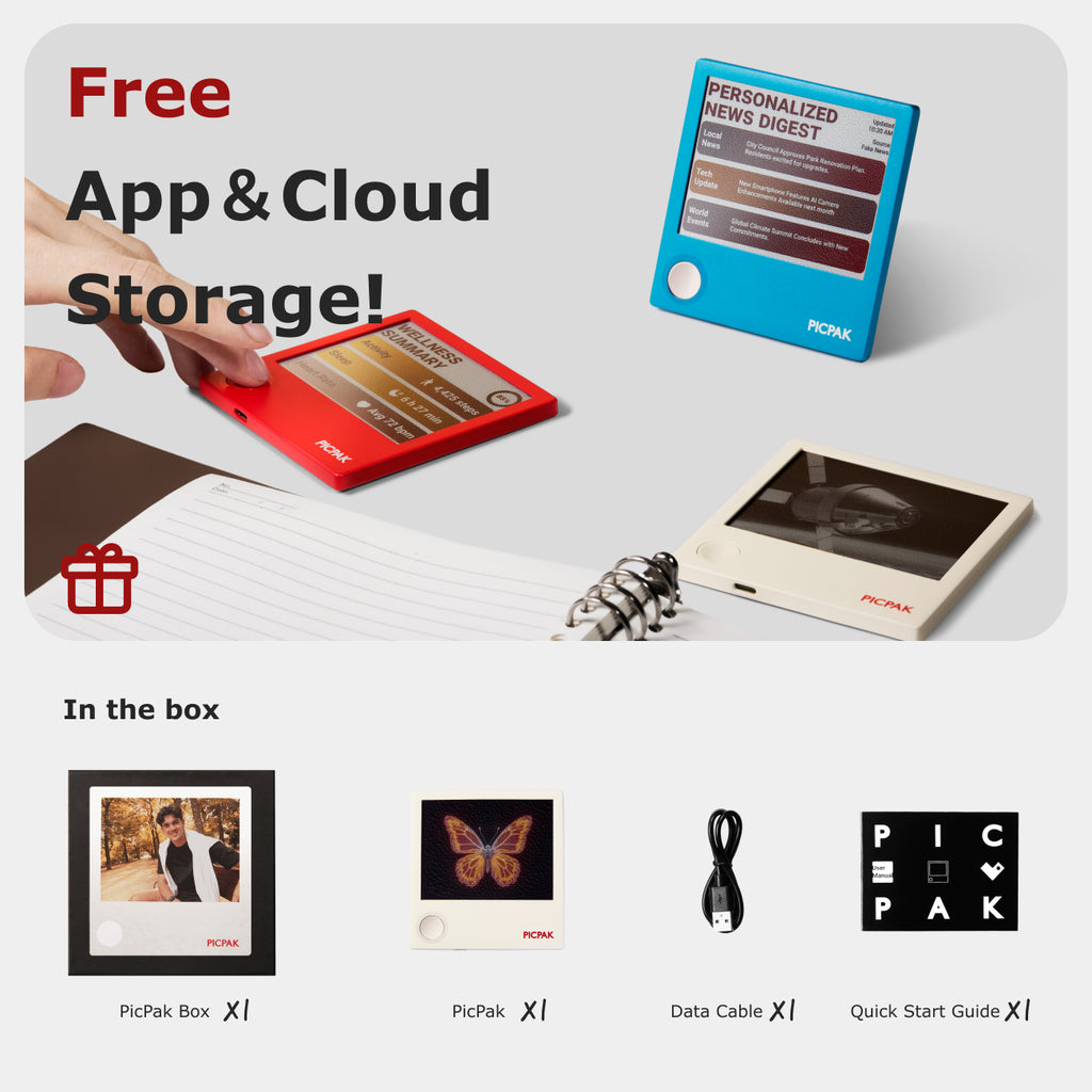 PICPAK Pocket-Size E-Ink Album
